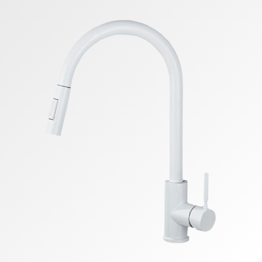 ClearArc Flow – Mitigeur cuisine inox 304 extractible rotatif