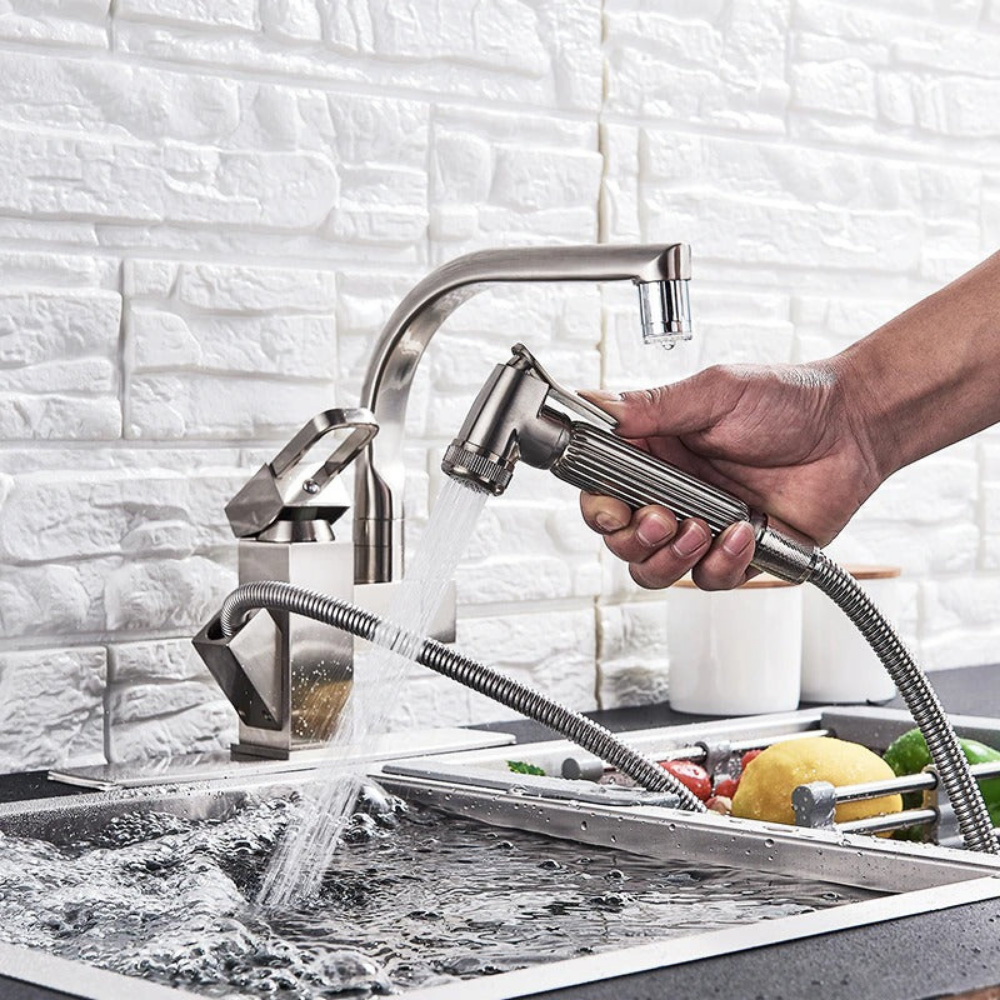 Vector Spray – Mitigeur cuisine avec douchette latérale extractible