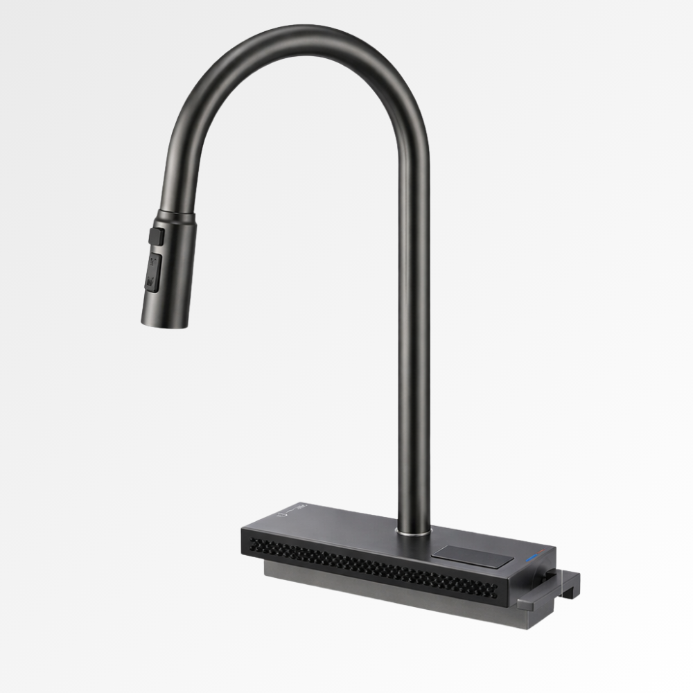 Tempéa Cascade – Mitigeur cuisine cascade avec affichage de la température