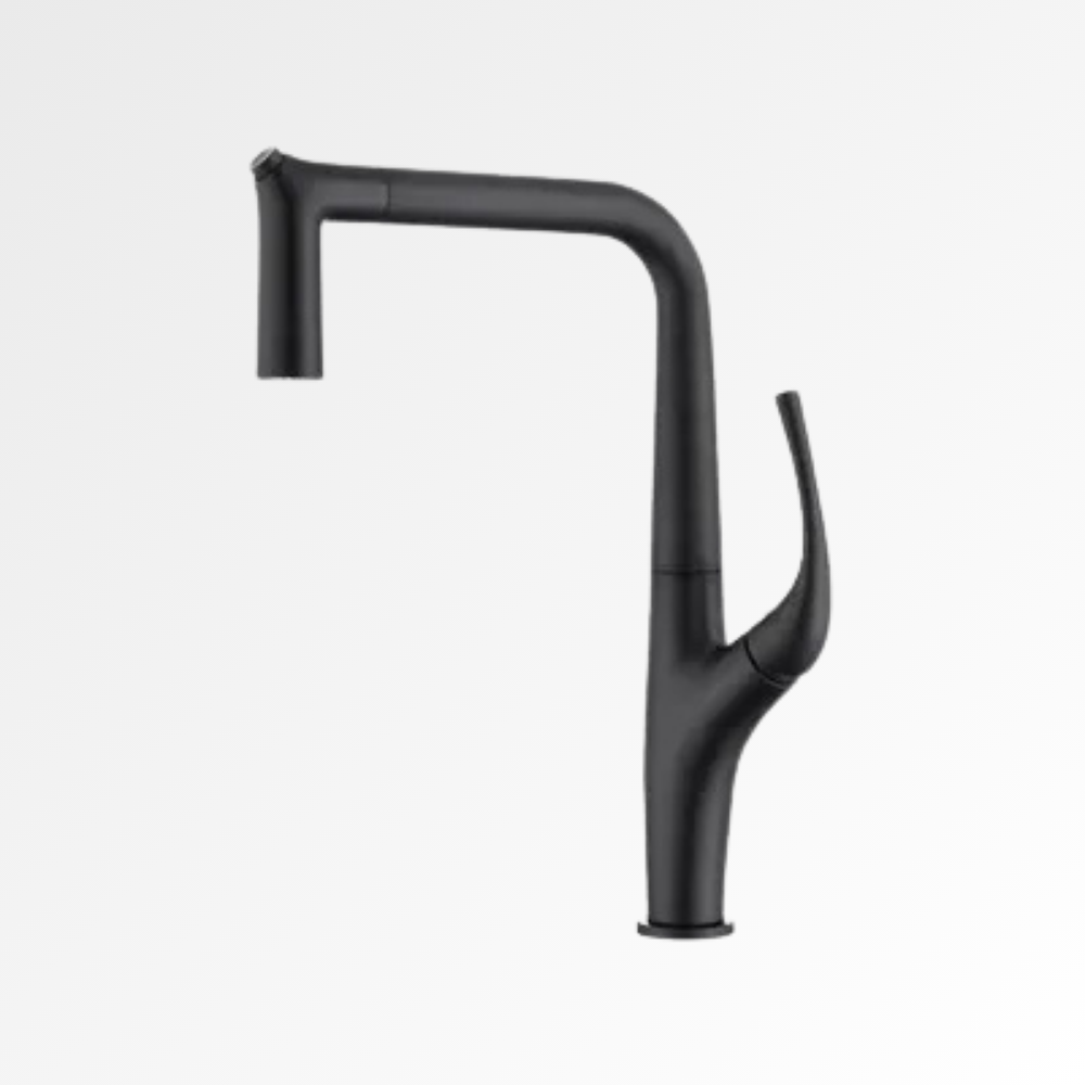 AquaPure 3Flow – Mitigeur cuisine extractible 3 voies eau chaude, froide & filtrée Black