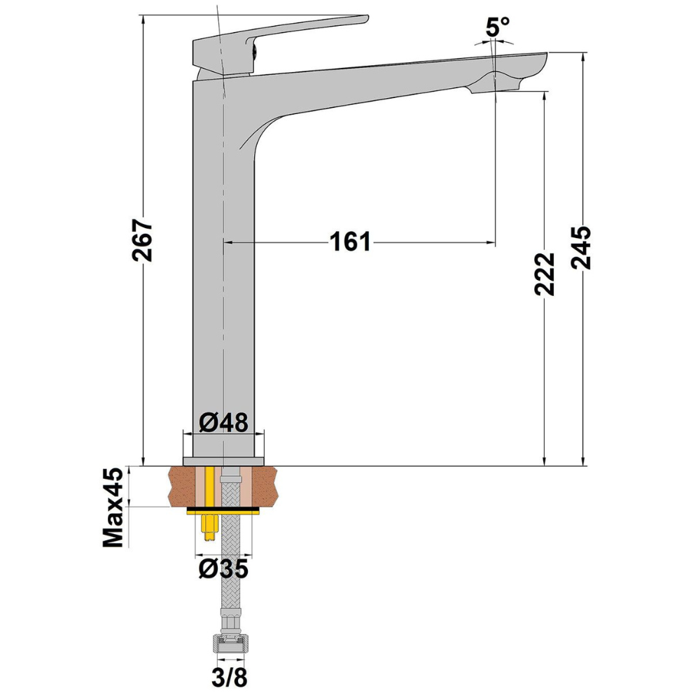 Mitigeur lavabo : hauteur, style et confort