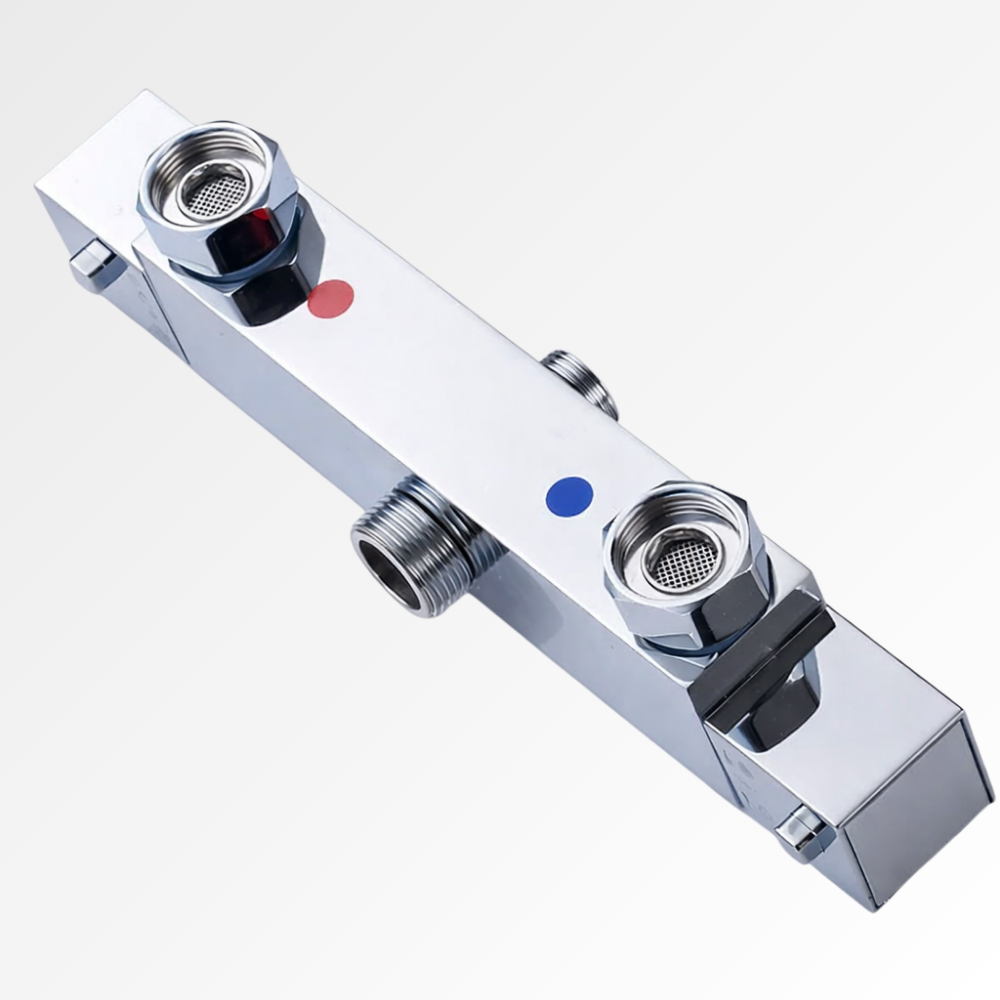 ThermaCore – Mitigeur de douche thermostatique mural chromé